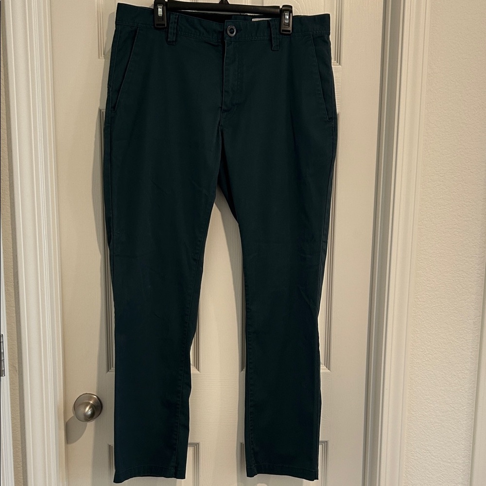 Volcom Men's Deep Green Chinos